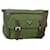 PRADA Shoulder Bag Nylon Khaki Silver