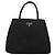 PRADA Handtasche Nylon Black Silver - Ansicht 13