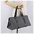 FENDI Zucchino Canvas Hand Bag Navy Silver - vista 22
