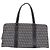 FENDI Zucchino Canvas Hand Bag Navy Silver - vista 3