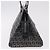 FENDI Zucchino Canvas Hand Bag Navy Silver - vista 4