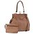 FENDI Shoulder Bag Leather 2way Bronze Gold