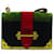 PRADA Shoulder Bag Velor Black Gold - vista 2