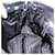PRADA Tote Bag Leather Black Silver - vista 19