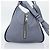 LOEWE Hammock Small Hand Bag Leather 2way Light Blue Gold - vista 3