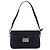 FENDI Mamma Baguette Shoulder Bag Canvas Navy Silver - vista 2