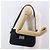 FENDI Mamma Baguette Shoulder Bag Canvas Navy Silver - vista 26