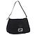 FENDI Mamma Baguette GM Shoulder Bag Cotton Jersey Black Silver