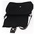 FENDI Mamma Baguette GM Shoulder Bag Cotton Jersey Black Silver - vista 17