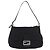 FENDI Mamma Baguette GM Shoulder Bag Cotton Jersey Black Silver - vista 2