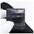 FENDI Mamma Baguette GM Shoulder Bag Cotton Jersey Black Silver - vista 24