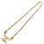 CHANEL COCO Mark Necklace metal Gold Tone CC - vista 7