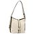 Céline CELINE Macadam Canvas Shoulder Bag PVC Leather Ivory Gold