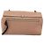 Chloé Chloe Chain June Shoulder Bag Leather Pink Gold - vista 3