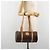 Céline CELINE Macadam Canvas Shoulder Bag PVC Leather Brown Gold - vista 22