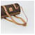 Céline CELINE Macadam Canvas Shoulder Bag PVC Leather Brown Gold - vista 7