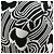 PRADA Shoney Jacquard Shoulder Bag Wool Black White Silver - vista 15