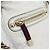 GUCCI Chain Shoulder Bag Leather White Gold 154392 - vista 17
