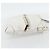 GUCCI Chain Shoulder Bag Leather White Gold 154392 - vista 4