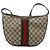 GUCCI GG Supreme Web Sherry Line Bag PVC Beige Gold 10 01 3840 - vista 13