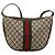 GUCCI GG Supreme Web Sherry Line Bag PVC Beige Gold 10 01 3840 - vista 2