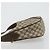 GUCCI GG Supreme Web Sherry Line Bag PVC Beige Gold 10 01 3840 - vista 4