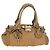 Chloé Chloe Paddington Hand Bag Leather Beige Gold Silver