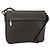 Céline CELINE Macadam Canvas Shoulder Bag PVC Leather Black Gold