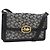 Céline CELINE C Sulky Shoulder Bag Canvas Navy Gold