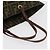 FENDI Zucca Canvas Hand Bag Brown Black - vista 7