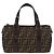 FENDI Zucca Canvas Handtasche Schwarz Braun - Ansicht 2