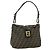 FENDI Zucca Canvas Shoulder Bag Brown Black