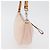 PRADA Accessory Pouch Canvas Pink Silver - vista 4