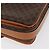Céline CELINE Sac à épaule en toile Macadam PVC Cuir Marron Or - vue 15