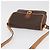 Céline CELINE Sac à épaule en toile Macadam PVC Cuir Marron Or - vue 6