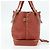 Chloé Chloe Ellen Hand Bag Leather Red Gold - vista 3