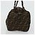 FENDI Zucca Canvas Hand Bag Black Brown - vista 4