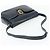 GUCCI Shoulder Bag Leather Navy Gold - vista 7