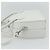 FENDI Top Handle Hand Bag Leather 2way White Silver - vista 4