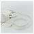 FENDI Top Handle Hand Bag Leather 2way White Silver - vista 9