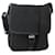 PRADA Shoulder Bag Nylon Leather Black Silver