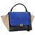 Céline CELINE Trapeze Hand Bag Leather 2way Blue Gold
