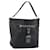 PRADA Shoulder Bag Leather Black Silver