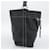 PRADA Shoulder Bag Leather Black Silver - vista 3