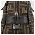 FENDI Zucca Canvas Hand Bag Black Brown - vista 10