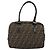 FENDI Zucca Canvas Hand Bag Black Brown - vista 2