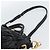 PRADA Gathered Hand Bag Leather 2way Black Gold - vista 15
