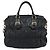 PRADA Gathered Hand Bag Leather 2way Black Gold - vista 2