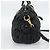 PRADA Gathered Hand Bag Leather 2way Black Gold - vista 3