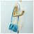 LOEWE Amazonas 23 Hand Bag Leather 2way Light Blue Gold - vista 26